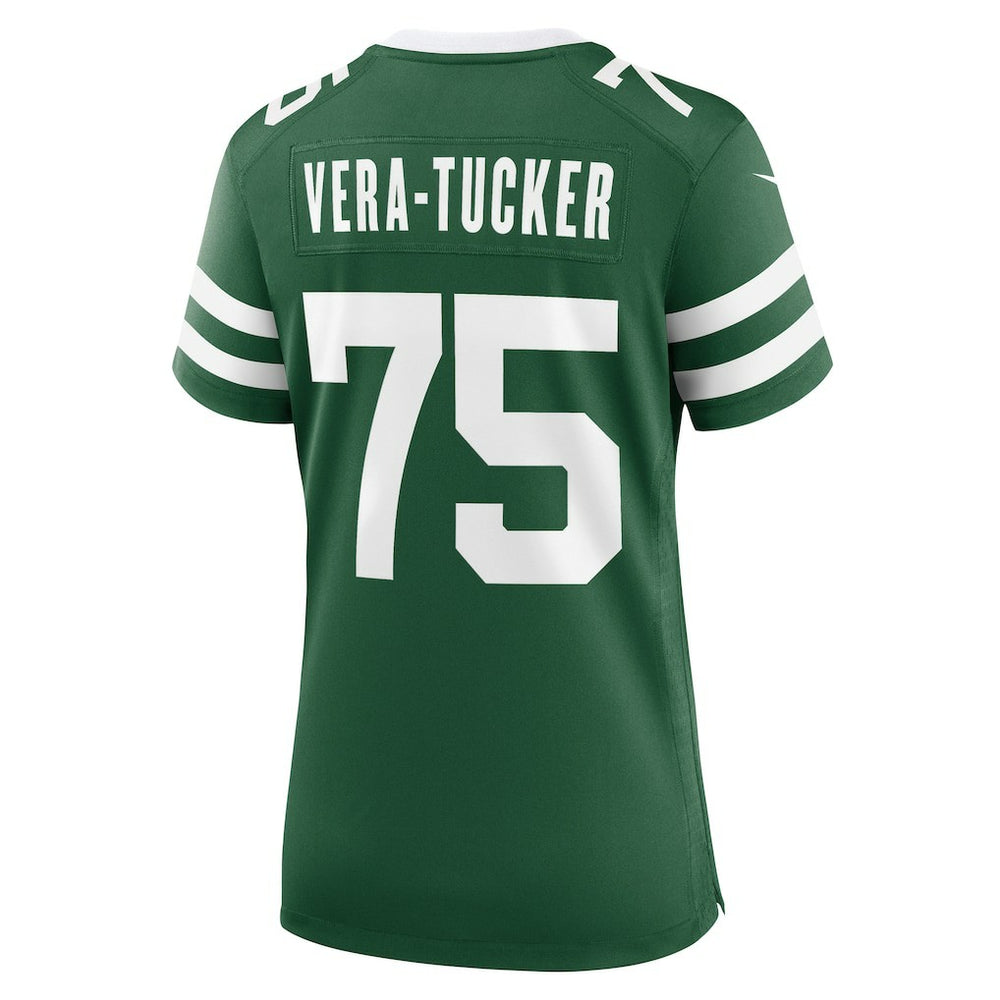 Alijah Vera-Tucker New York Jets Women's Game Jersey - Legacy Green
