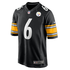 Patrick Queen Pittsburgh Steelers Game Jersey - Black