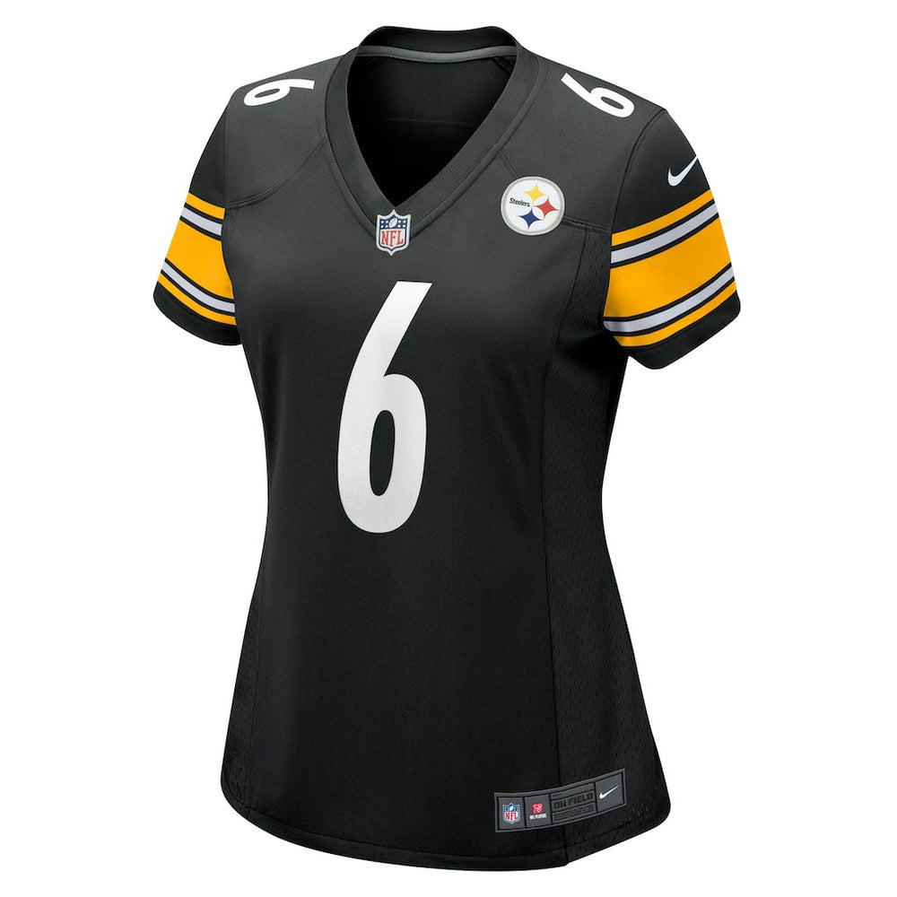 Patrick Queen Pittsburgh Steelers Women's Team Game Jersey - Black