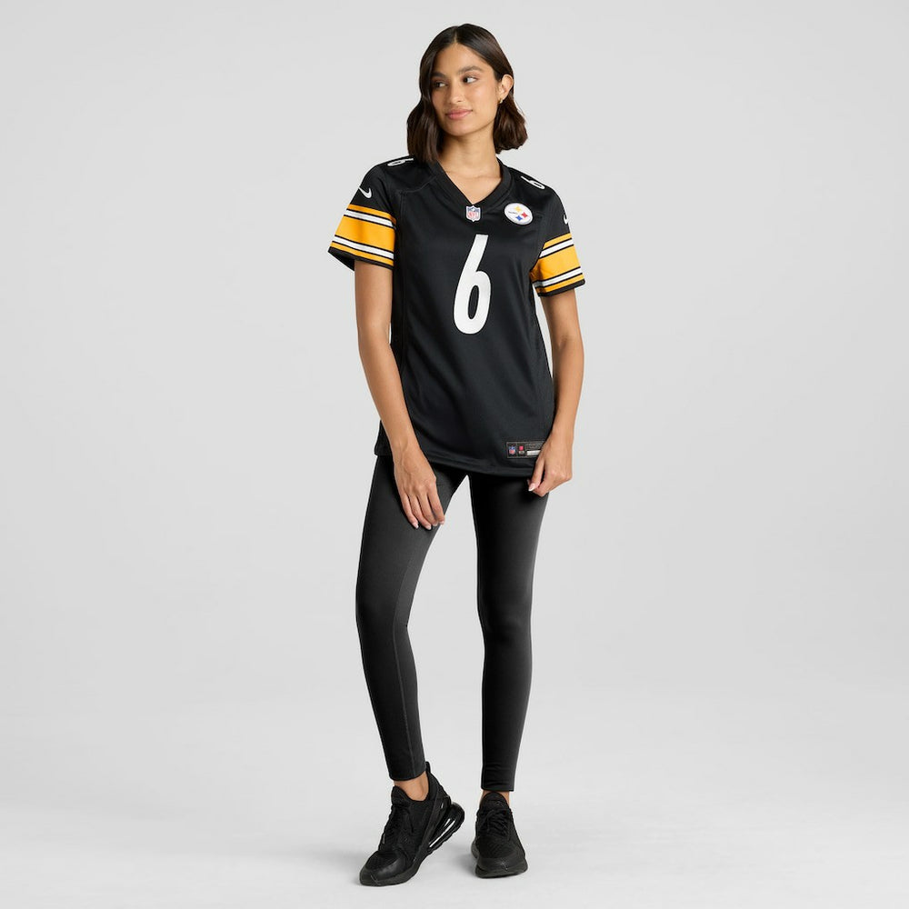 Patrick Queen Pittsburgh Steelers Women's Team Game Jersey - Black