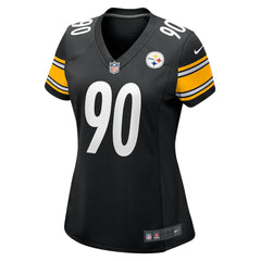 T.J. Watt Pittsburgh Steelers Women's Team Game Jersey - Black