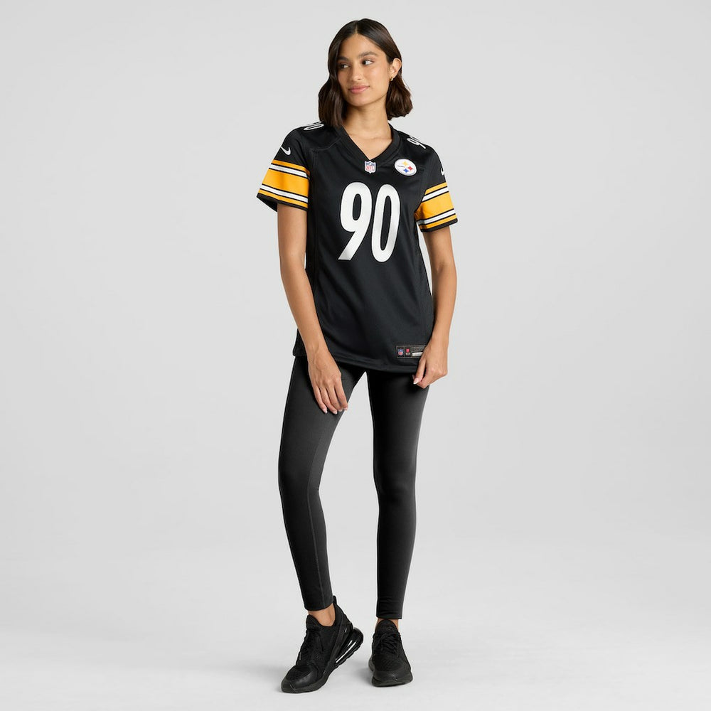 T.J. Watt Pittsburgh Steelers Women's Team Game Jersey - Black