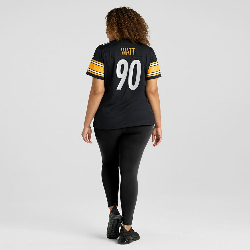 T.J. Watt Pittsburgh Steelers Women's Team Game Jersey - Black