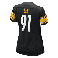 Logan Lee Pittsburgh Steelers Women's Team Game Jersey - Black