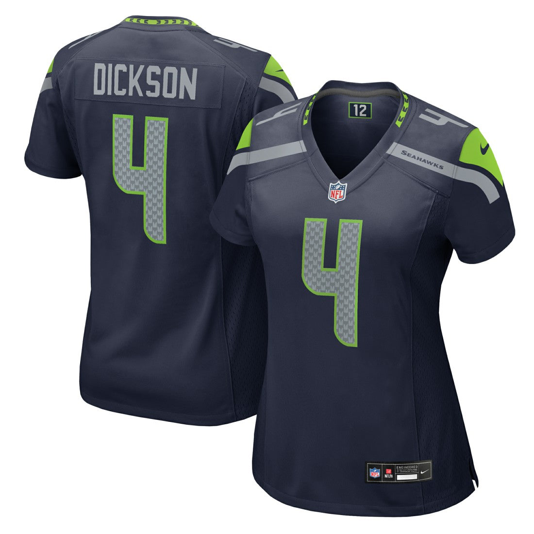 Michael Dickson Seattle Seahawks Women's Team Game Jersey - College Navy