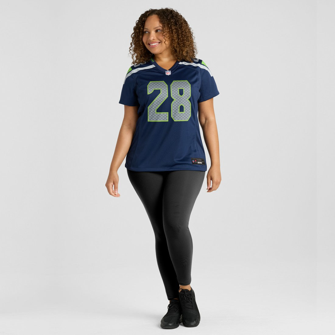 Nehemiah Pritchett Seattle Seahawks Women's Team Game Jersey - College Navy