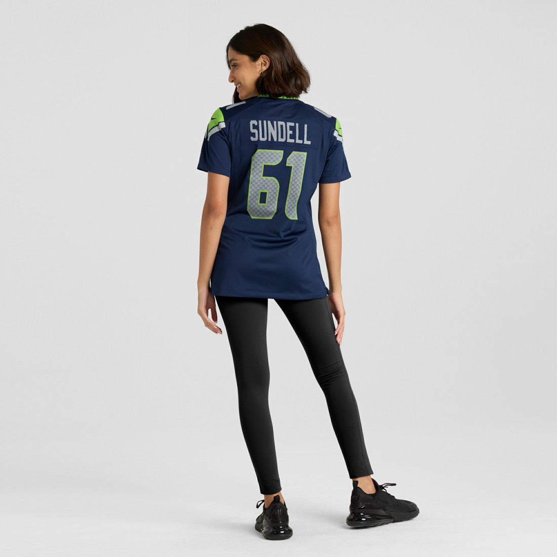 Jalen Sundell Seattle Seahawks Women's Team Game Jersey - College Navy