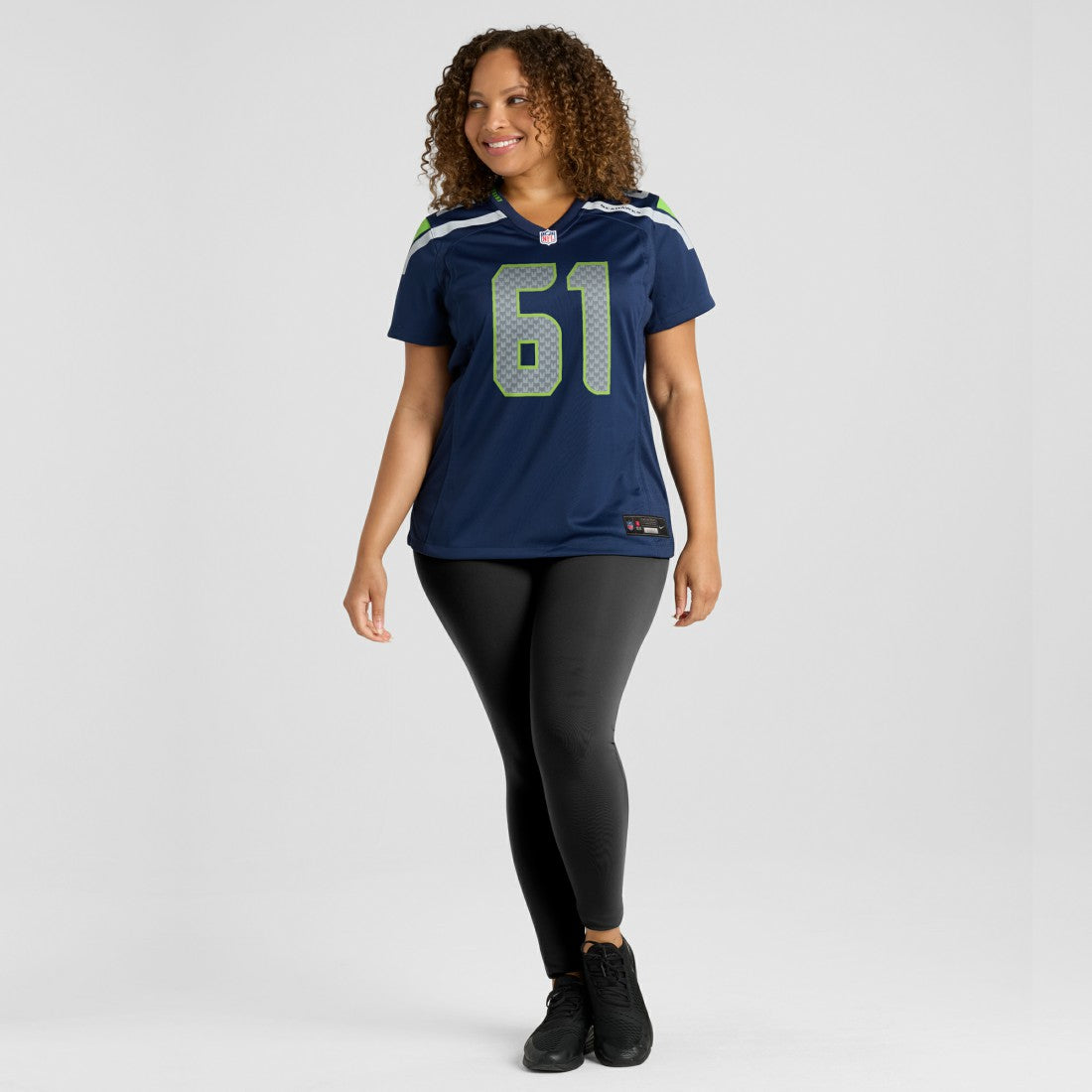 Jalen Sundell Seattle Seahawks Women's Team Game Jersey - College Navy