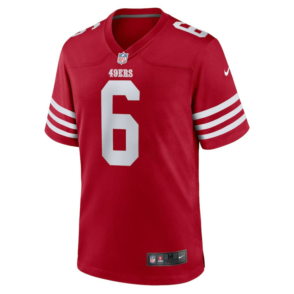 Malik Mustapha San Francisco 49ers Game Jersey - Scarlet