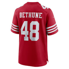 Tatum Bethune San Francisco 49ers Game Jersey - Scarlet