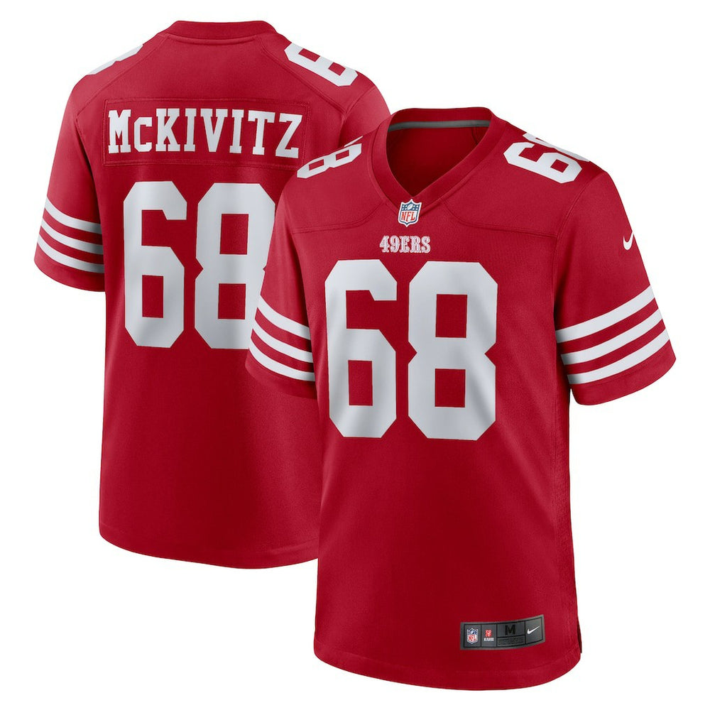 Colton McKivitz San Francisco 49ers Game Jersey - Scarlet