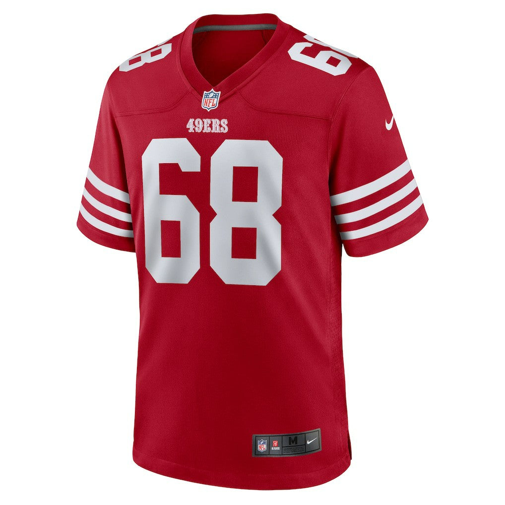 Colton McKivitz San Francisco 49ers Game Jersey - Scarlet