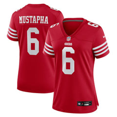 Malik Mustapha San Francisco 49ers Women's Team Game Jersey - Scarlet