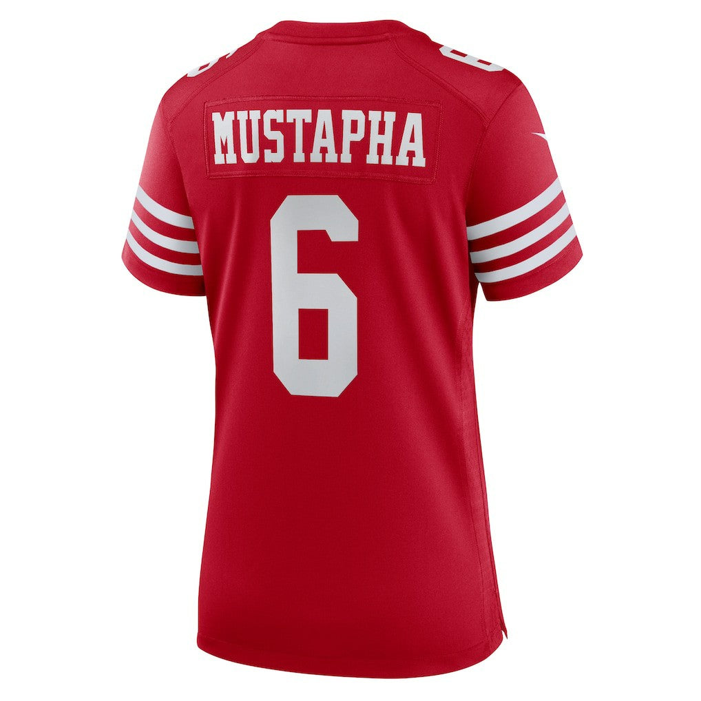 Malik Mustapha San Francisco 49ers Women's Team Game Jersey - Scarlet