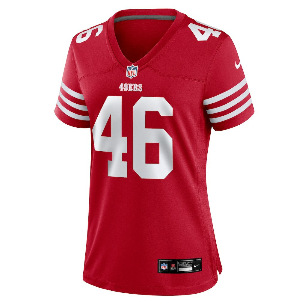 Taybor Pepper San Francisco 49ers Women's Team Game Jersey - Scarlet