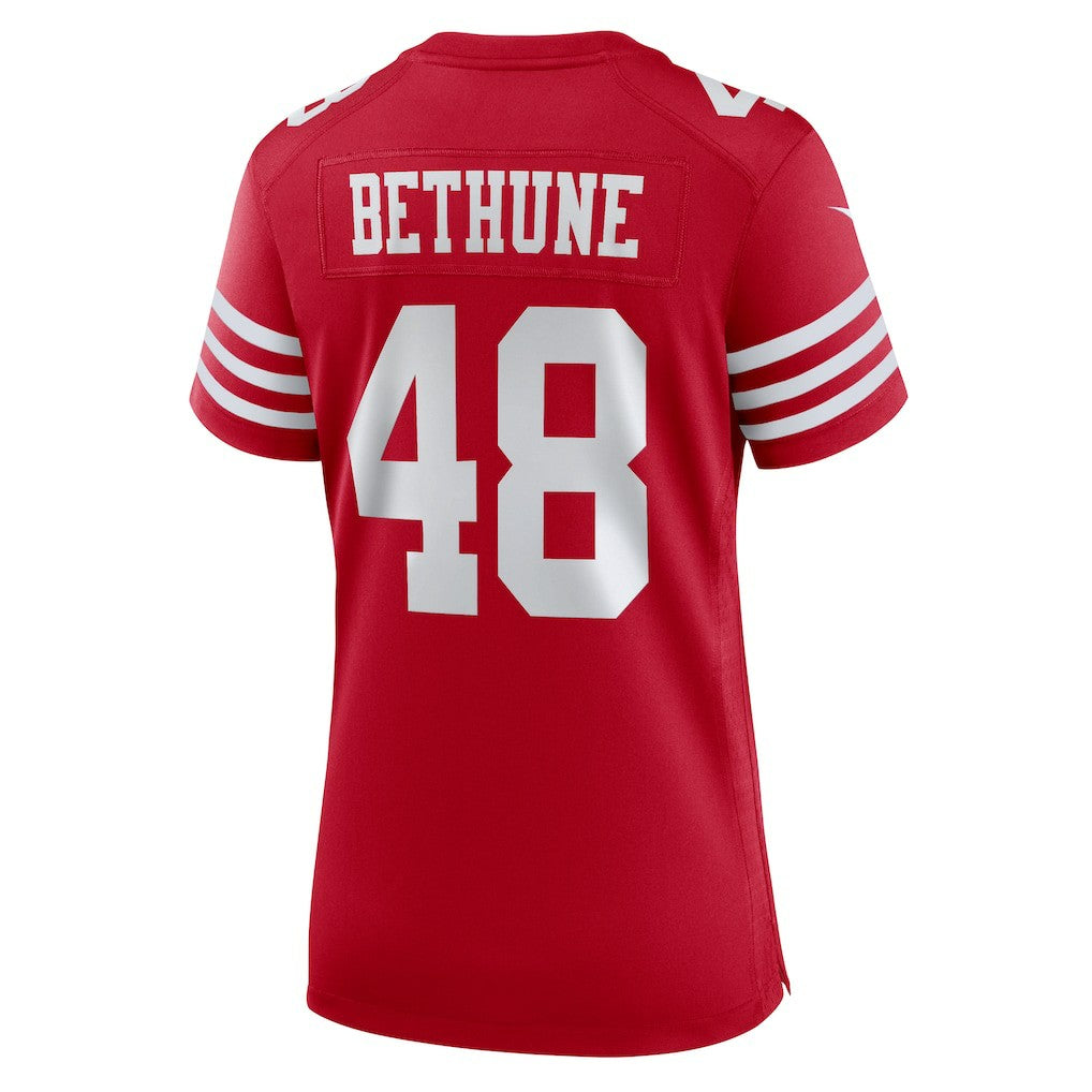 Tatum Bethune San Francisco 49ers Women's Team Game Jersey - Scarlet