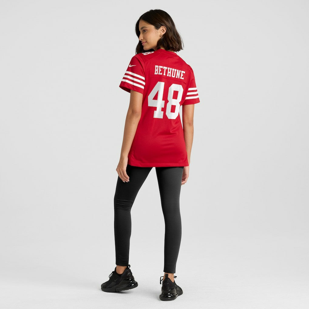 Tatum Bethune San Francisco 49ers Women's Team Game Jersey - Scarlet