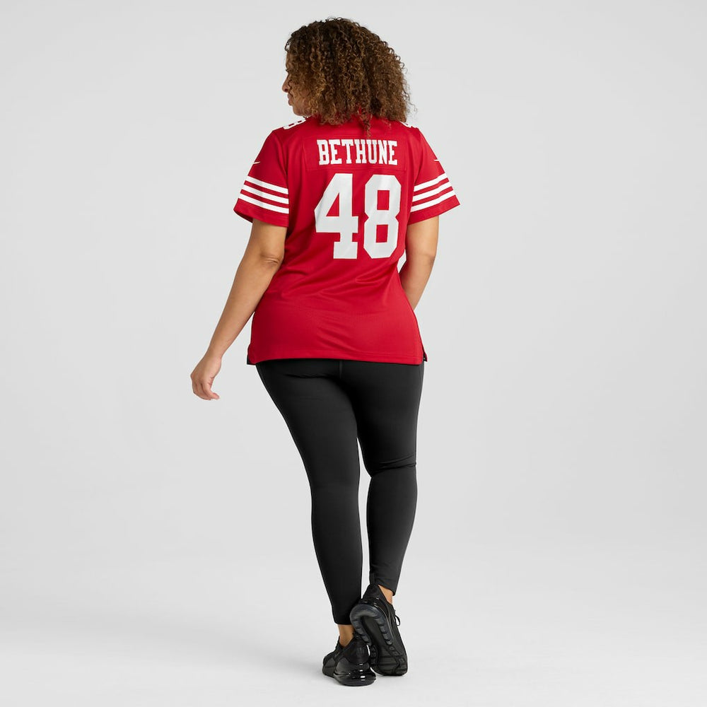 Tatum Bethune San Francisco 49ers Women's Team Game Jersey - Scarlet