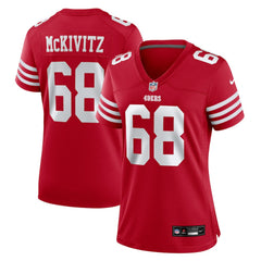 Colton McKivitz San Francisco 49ers Women's Team Game Jersey - Scarlet