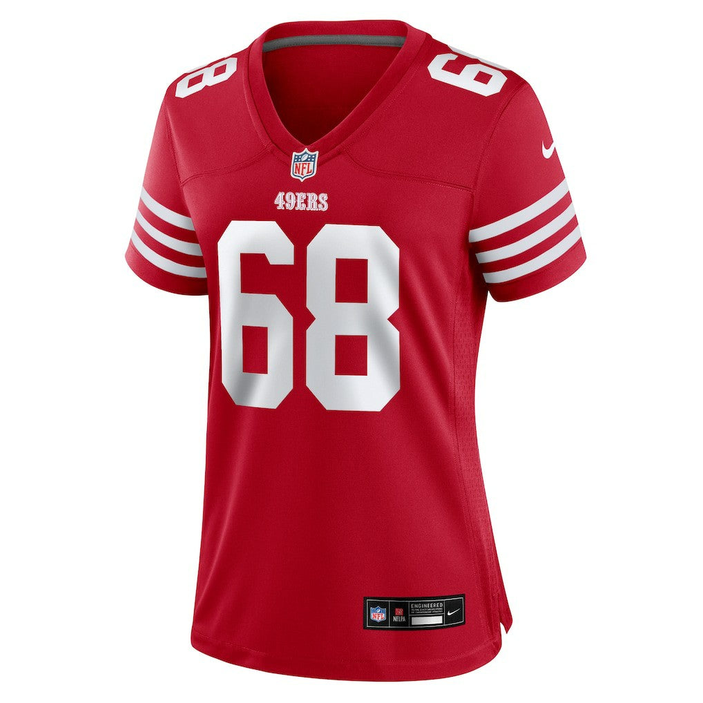 Colton McKivitz San Francisco 49ers Women's Team Game Jersey - Scarlet