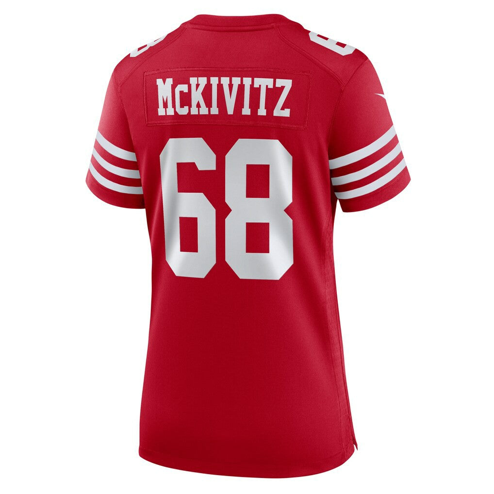 Colton McKivitz San Francisco 49ers Women's Team Game Jersey - Scarlet