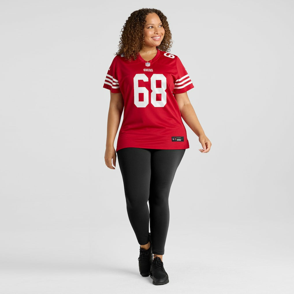 Colton McKivitz San Francisco 49ers Women's Team Game Jersey - Scarlet