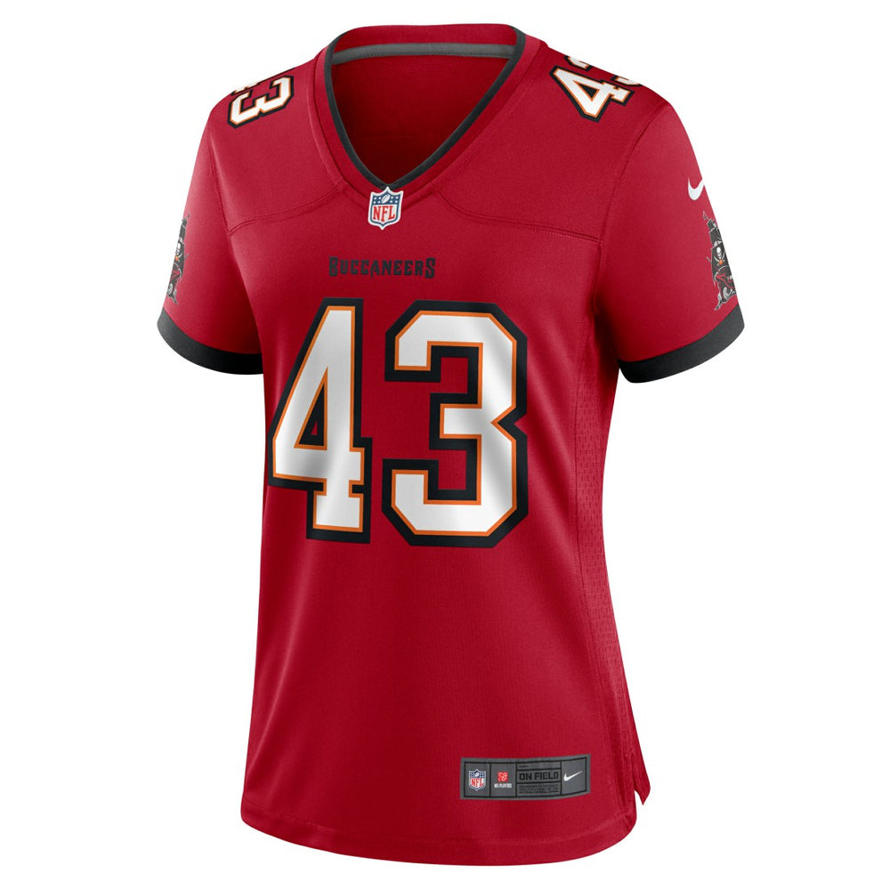 Chris Braswell Tampa Bay Buccaneers Women's Team Game Jersey - Red