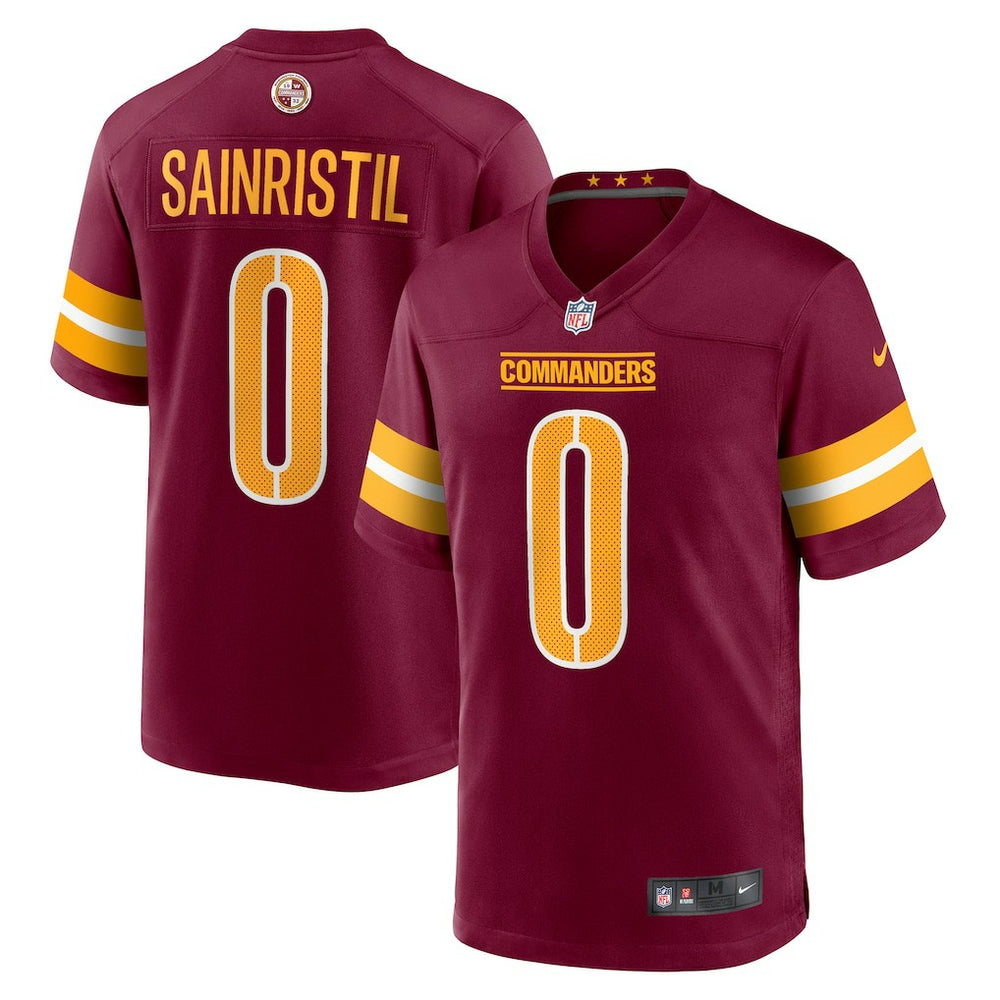 Mike Sainristil Washington Commanders Game Jersey - Burgundy