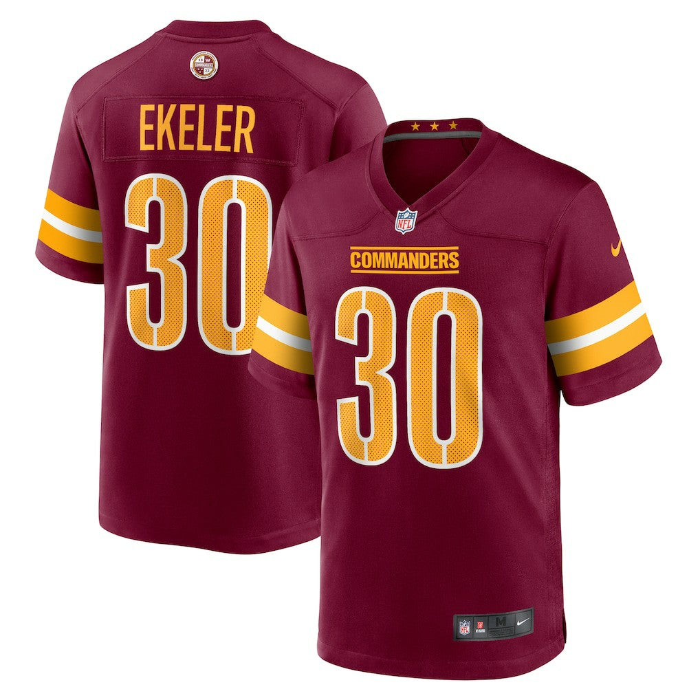 Austin Ekeler Washington Commanders Game Jersey - Burgundy