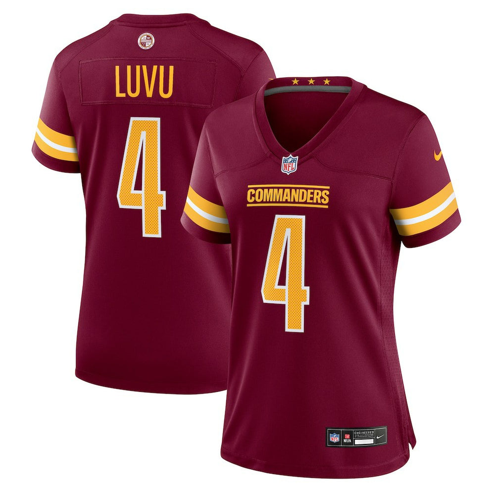 Frankie Luvu Washington Commanders Women's Team Game Jersey - Burgundy