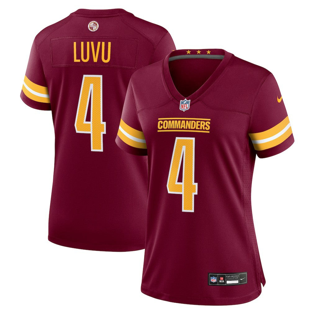 Frankie Luvu Washington Commanders Women's Team Game Jersey - Burgundy