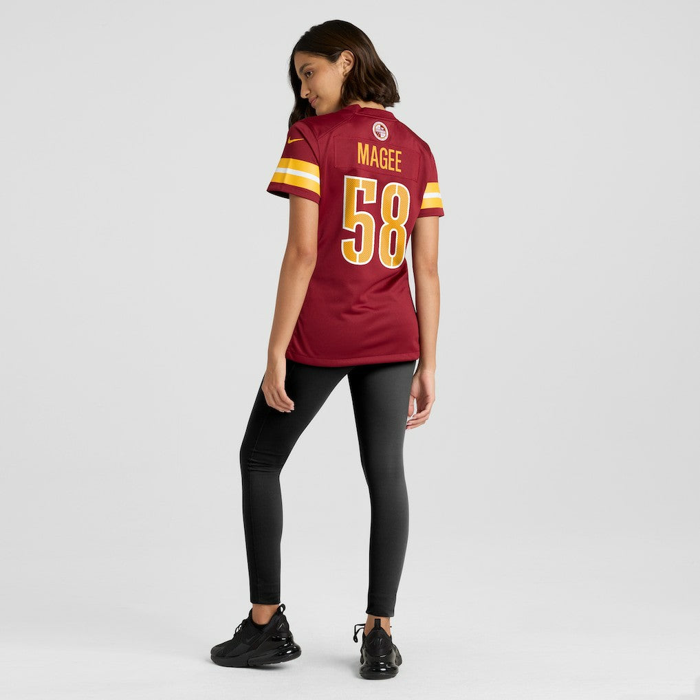 Jordan Magee Washington Commanders Women's Team Game Jersey - Burgundy
