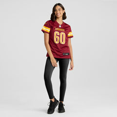 Michael Deiter Washington Commanders Women's Team Game Jersey - Burgundy