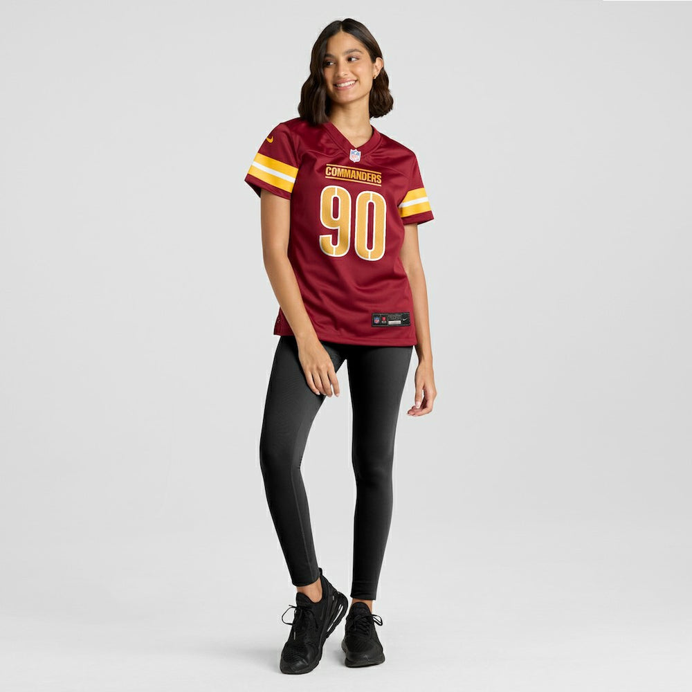 Javontae Jean-Baptiste Washington Commanders Women's Team Game Jersey - Burgundy