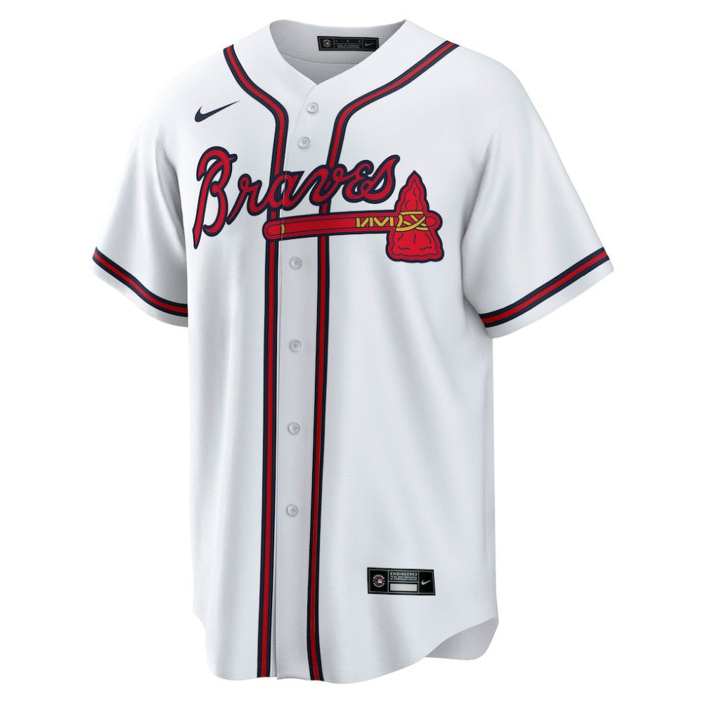 Austin Riley Atlanta Braves Home Replica Player Jersey White | Nike