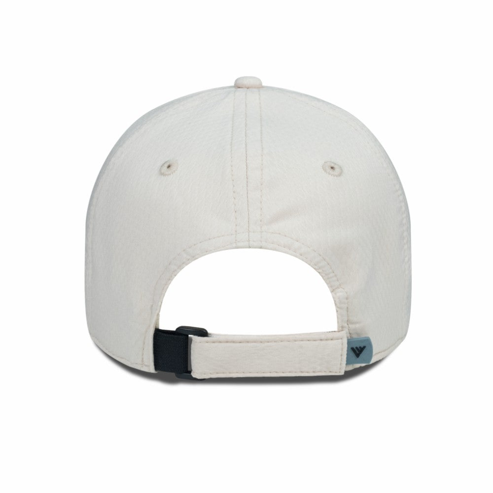 Buffalo Sabres Men's Levelwear Faux Leather Patch Unstructured Adjustable Hat Cream