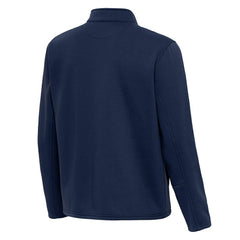 Columbus Blue Jackets Antigua Twist Quarter-Zip Pullover Jacket Navy