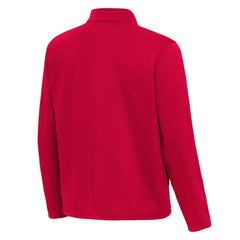 Detroit Red Wings Antigua Twist Quarter-Zip Pullover Jacket Red