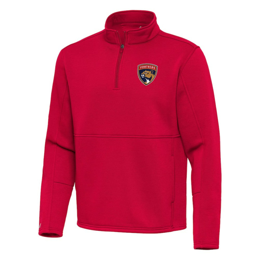 Florida Panthers Antigua Twist Quarter-Zip Pullover Jacket Red