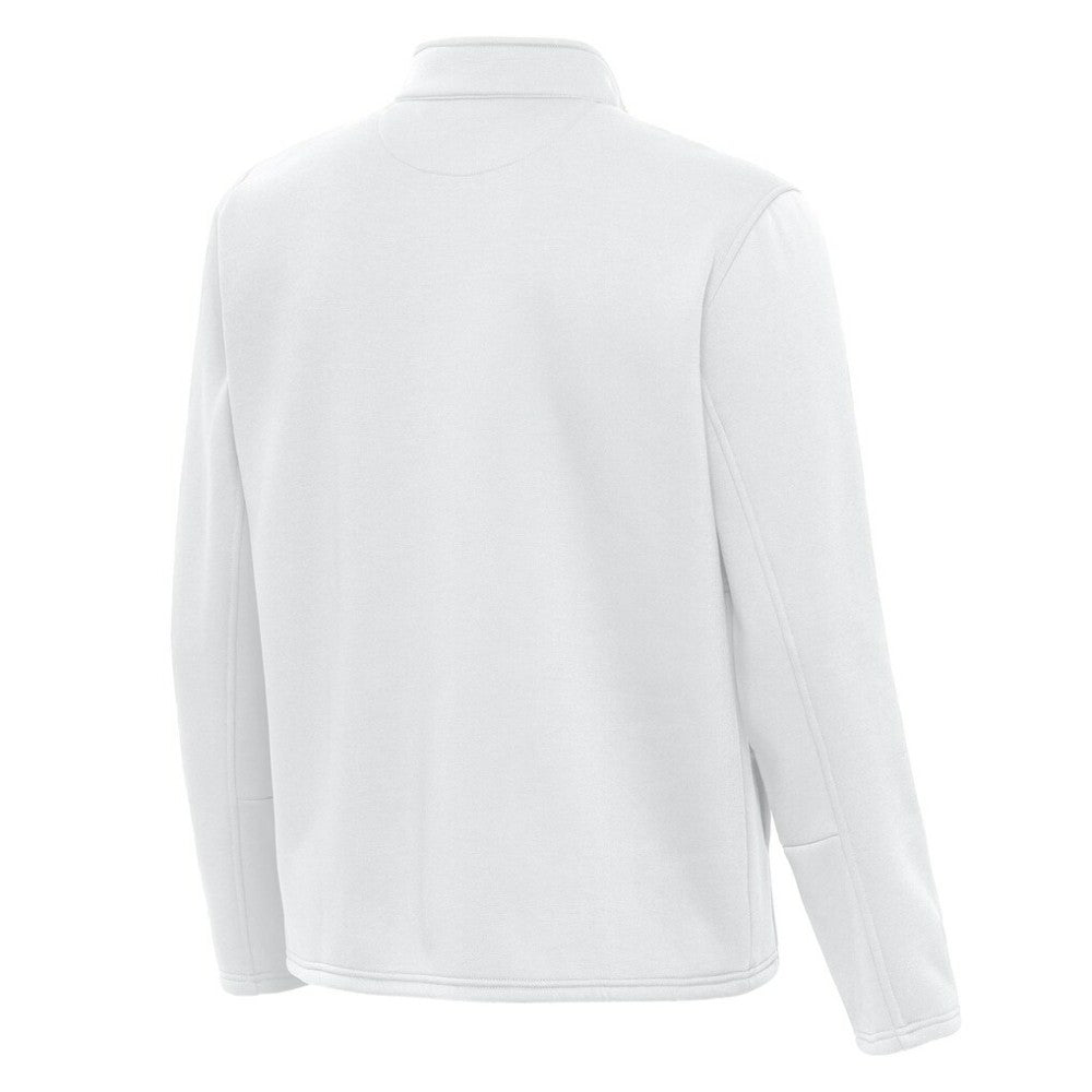 Toronto Maple Leafs Antigua Twist Quarter-Zip Pullover Jacket White