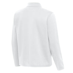 Toronto Maple Leafs Antigua Twist Quarter-Zip Pullover Jacket White