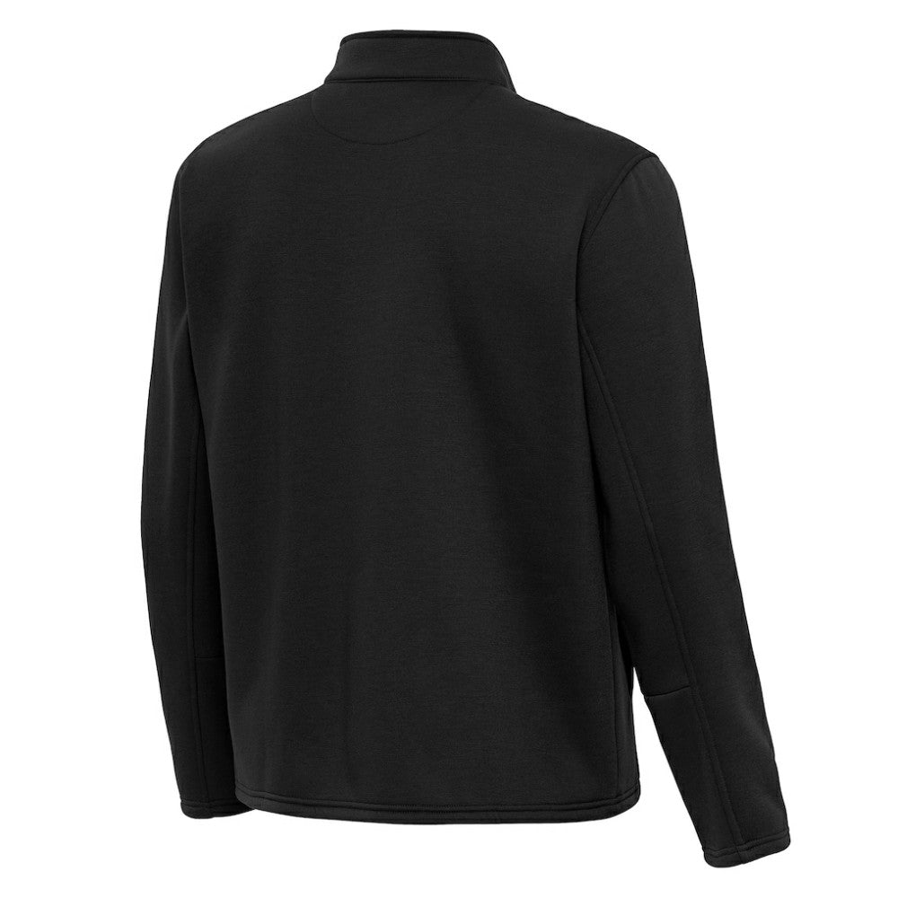 Toronto Maple Leafs Antigua Twist Quarter-Zip Pullover Jacket Black