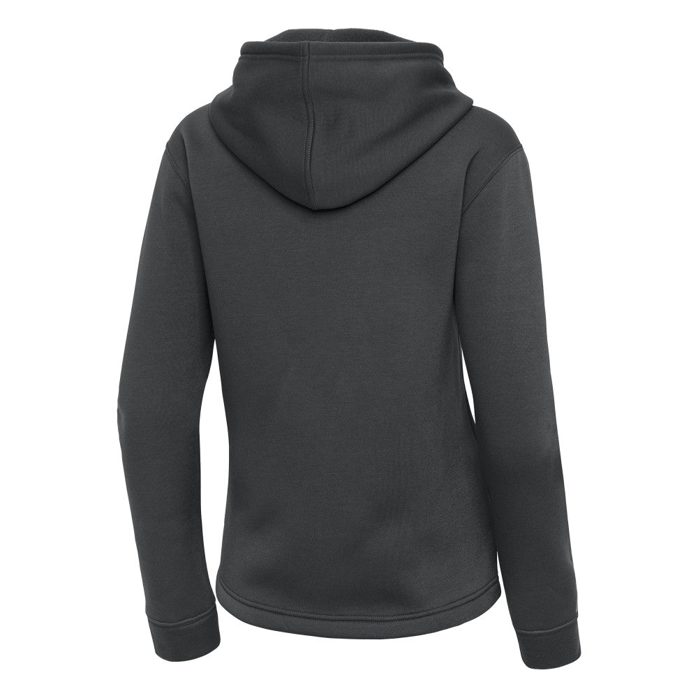 New York Mets Antigua Women's Contemporary Quarter-Zip Hoodie Pewter
