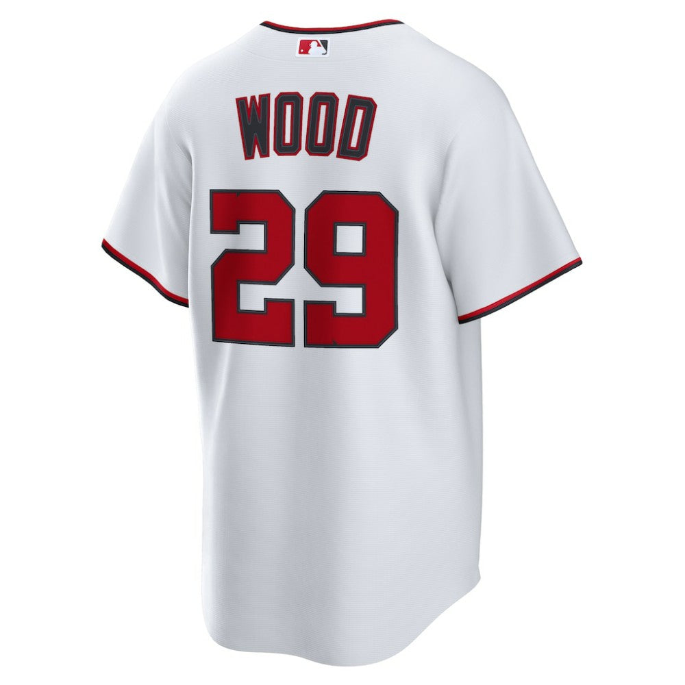 James Wood Washington Nationals Home Replica Jersey - White