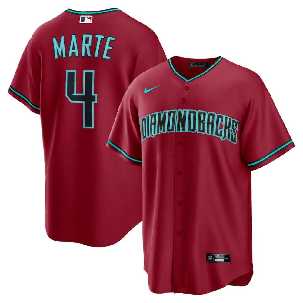 Ketel Marte Arizona Diamondbacks Alternate 2 Replica Jersey - Red