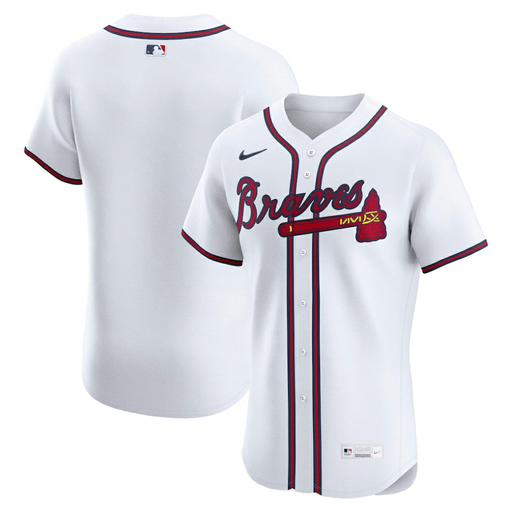 Atlanta Braves Home Elite Jersey White | Nike