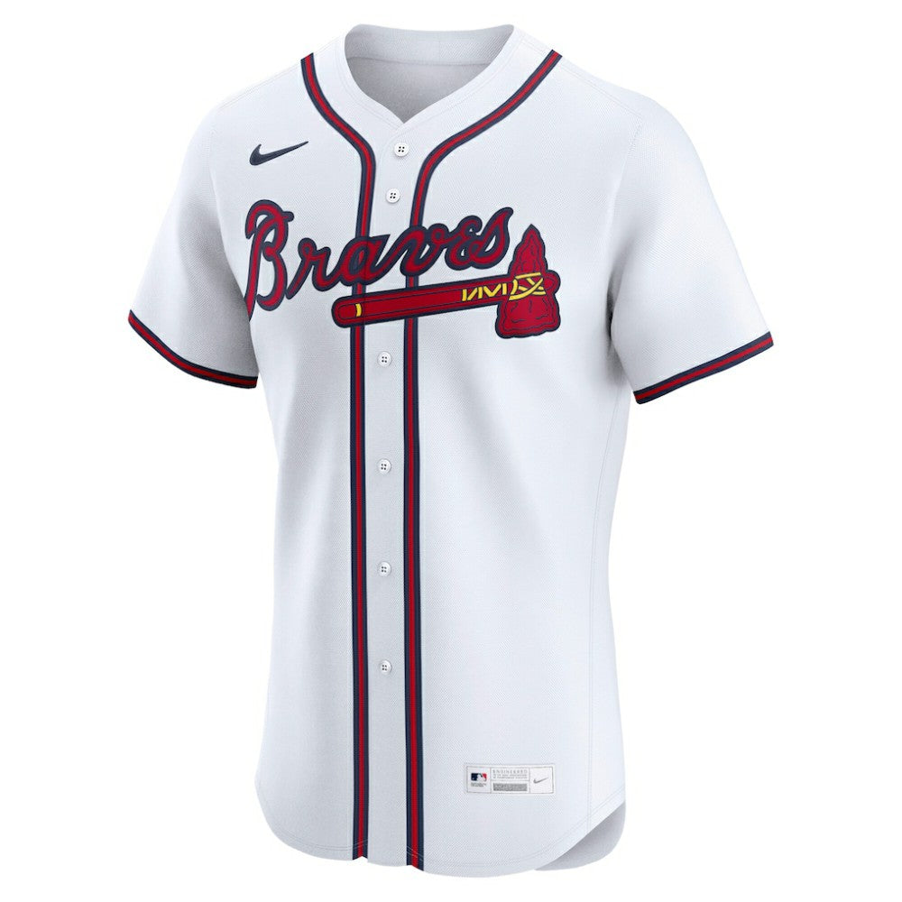 Atlanta Braves Home Elite Jersey White | Nike