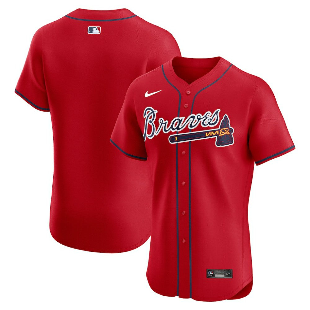 Atlanta Braves Alternate Elite Jersey Red | Nike