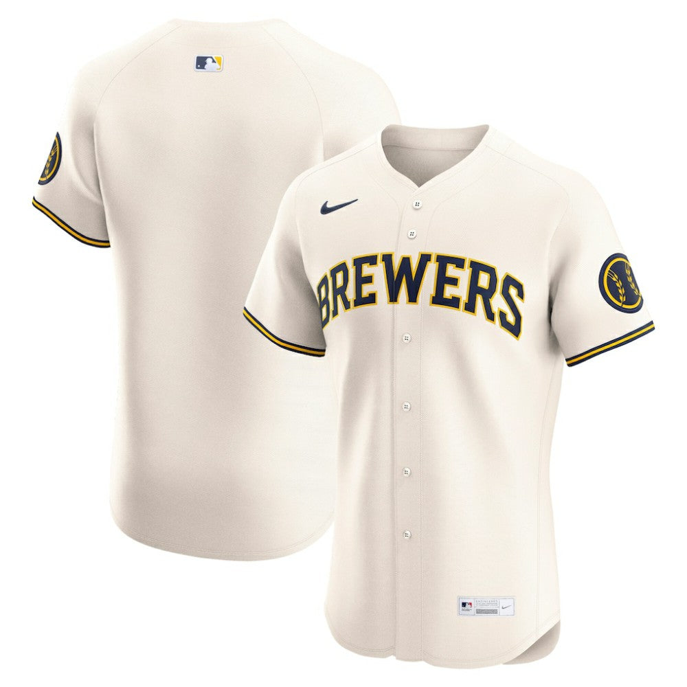 Milwaukee Brewers Home Elite Jersey Cream | Nike