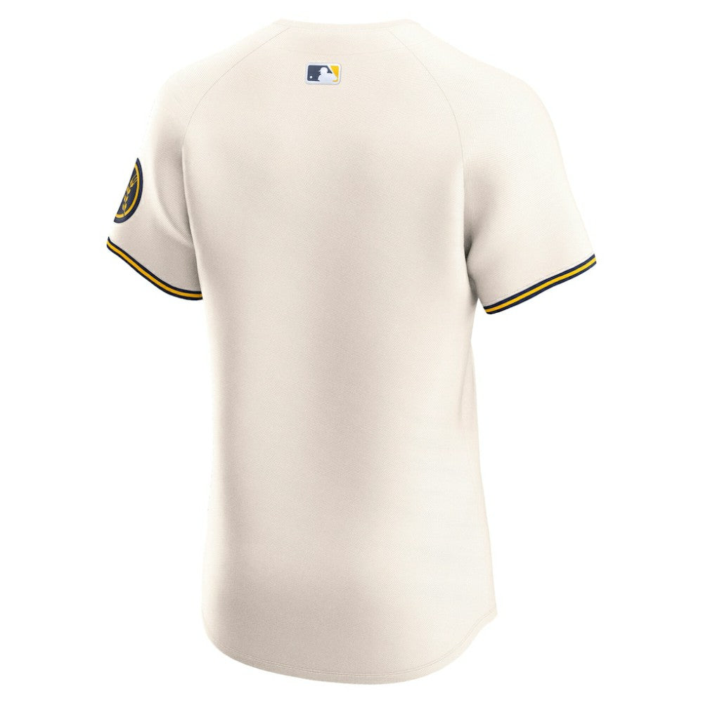 Milwaukee Brewers Home Elite Jersey Cream | Nike